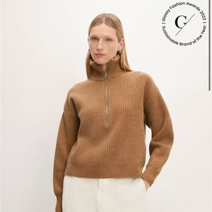 The Felted Merino Half-Zip Sweater